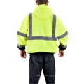 Yellow Class-3 Custom Logo Winter Work Safety Jacket